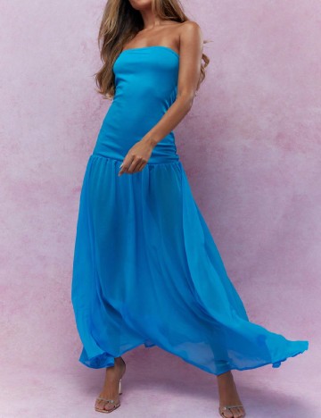 Rochie lunga SHEIN, albastru
