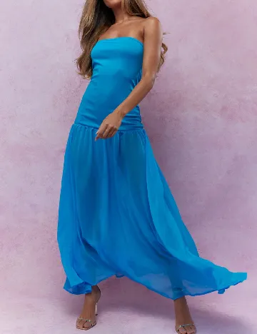 Rochie lunga Missguided, albastru