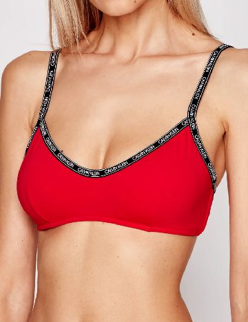 Sutien de baie Calvin Klein, rosu
