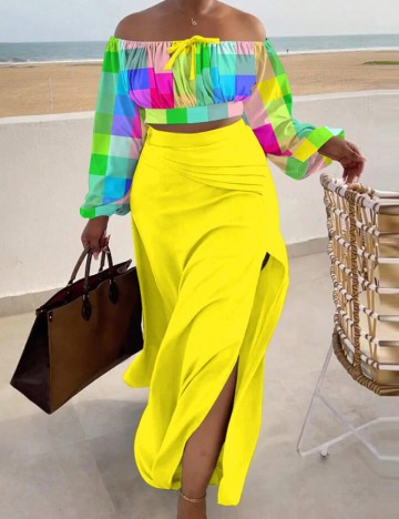 Compleu SHEIN CURVE, mix culori