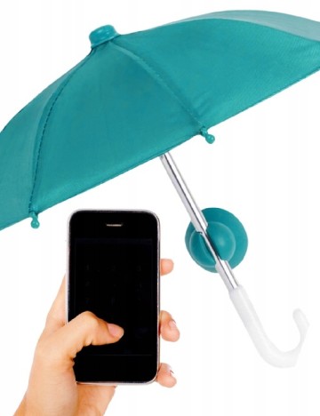 Umbrela pentru telefon, verde