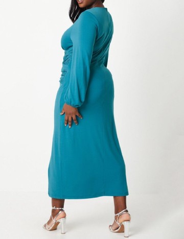 Rochie lunga Coast Plus Size, albastru