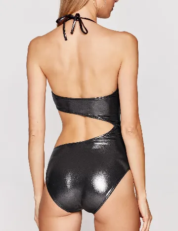 Costum de baie Calvin Klein, gri inchis