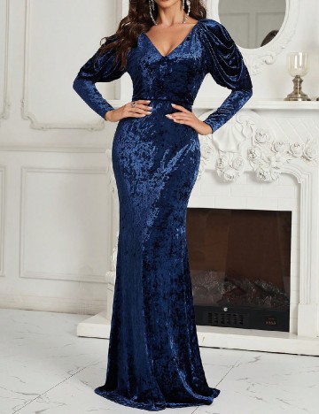 Rochie lunga SHEIN, albastru