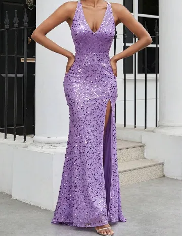 Rochie lunga SHEIN, mov