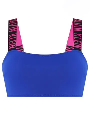 Sutien de baie Calvin Klein, albastru