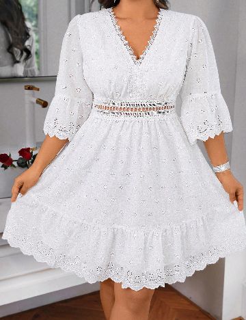 Rochie scurta SHEIN, alb