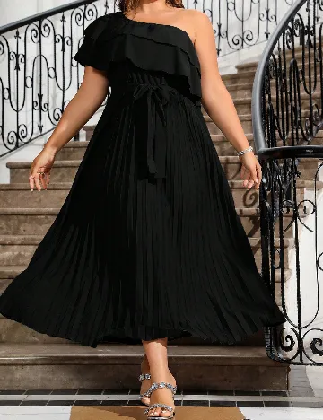 Rochie medie SHEIN CURVE, negru