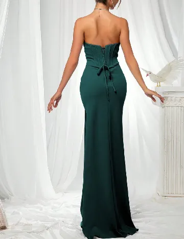 Rochie lunga VIPGIRL, verde