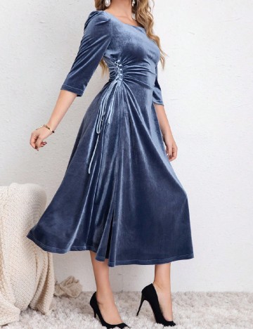 Rochie medie SHEIN, albastru