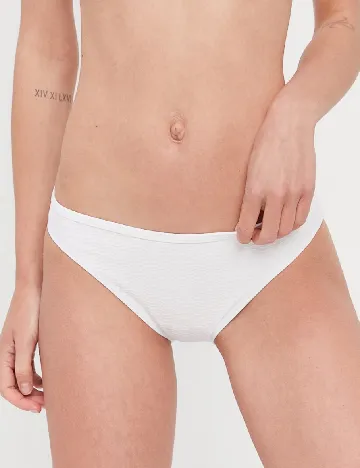Chilot de baie Calvin Klein, alb