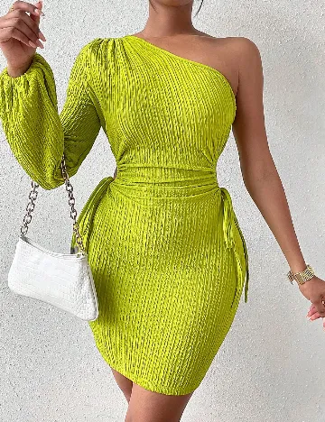 Rochie scurta SHEIN, verde