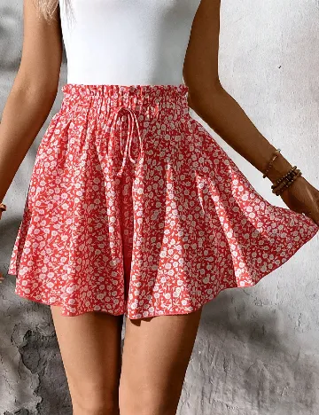 Pantaloni scurti SHEIN, rosu