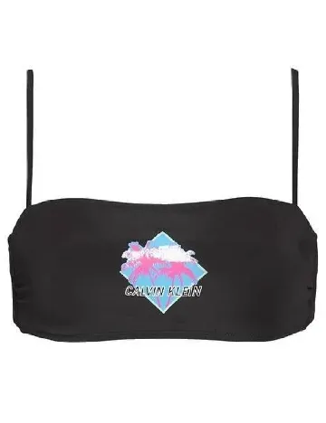 Sutien de baie Calvin Klein, negru