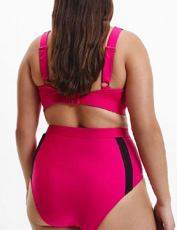 Sutien de baie Calvin Klein Plus Size, roz