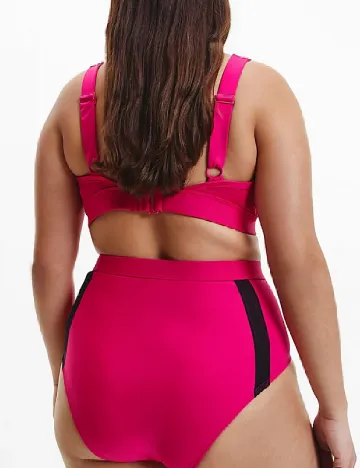 Sutien de baie Calvin Klein Plus Size, roz