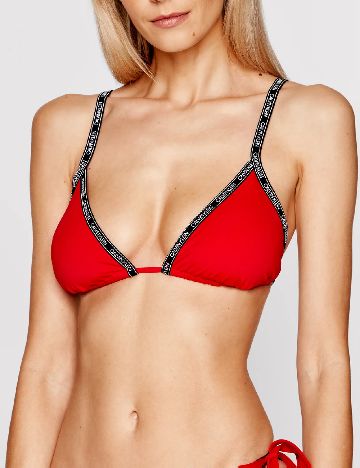 Sutien de baie Calvin Klein, rosu