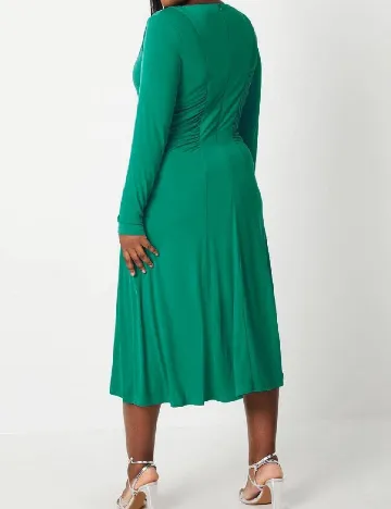 Rochie medie Coast Plus Size, verde