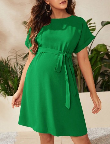 Rochie scurta SHEIN Maternity, rosu