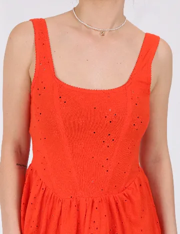Rochie scurta ASOS, portocaliu