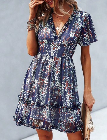 Rochie scurta SHEIN, albastru