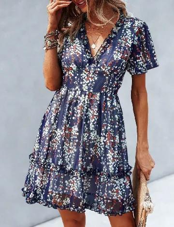 Rochie scurta SHEIN, albastru