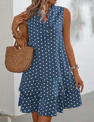 Rochie scurta SHEIN, albastru