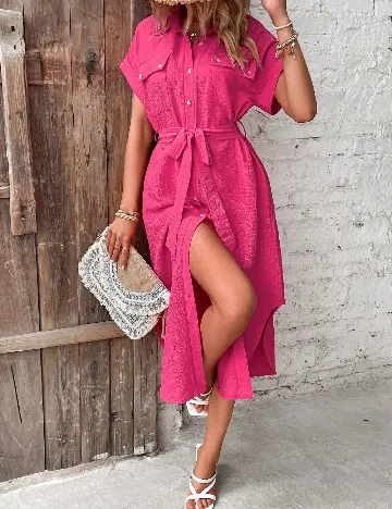 Rochie medie SHEIN, roz