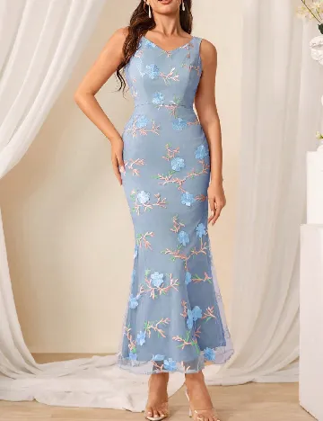 Rochie lunga SHEIN, albastru