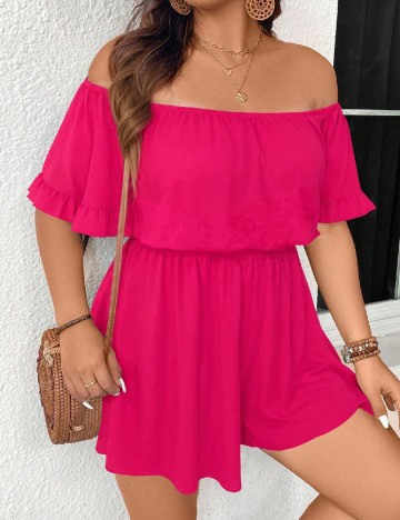 Salopeta SHEIN CURVE, roz