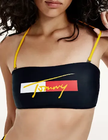 Sutien de baie Tommy Hilfiger, bleumarin