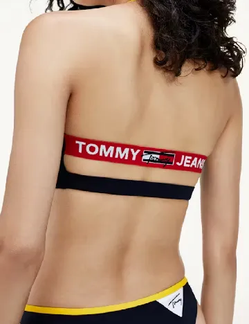 Sutien de baie Tommy Hilfiger, bleumarin