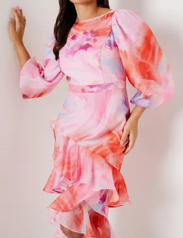 Rochie medie Coast, roz