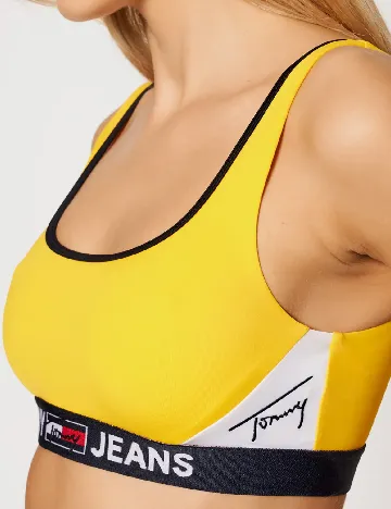Bustiera de baie Tommy Hilfiger, galben