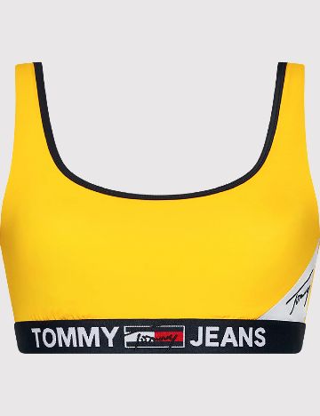 Bustiera de baie Tommy Hilfiger, galben