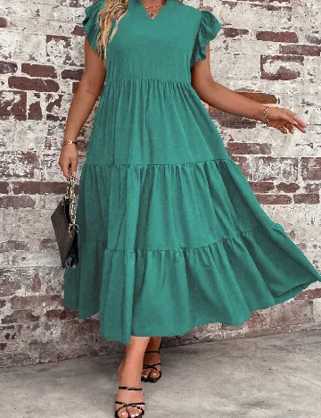 Rochie lunga SHEIN CURVE, albastru