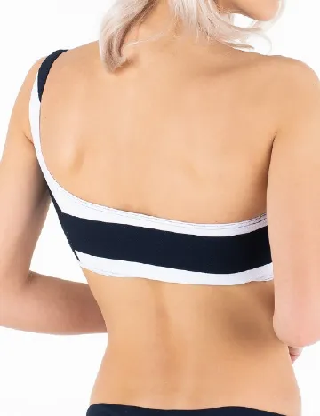 Sutien de baie Tommy Hilfiger, bleumarin/alb