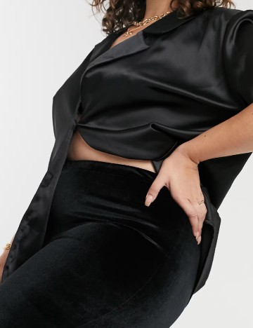 Pantaloni ASOS Curve, negru
