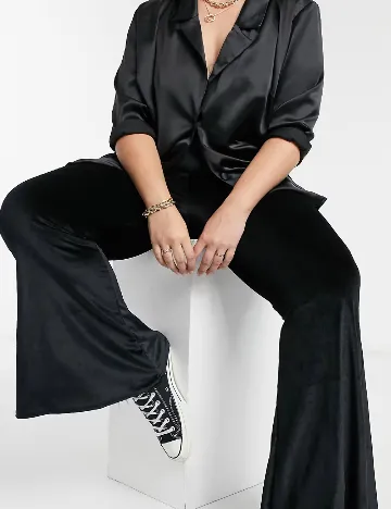 Pantaloni ASOS Curve, negru