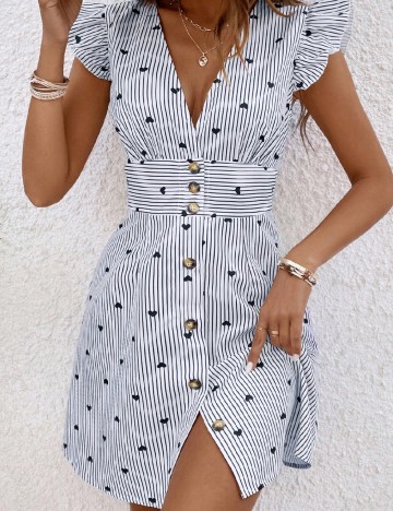 Rochie scurta SHEIN, albastru