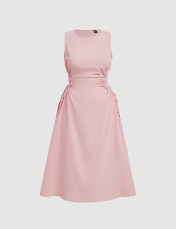 Rochie medie SHEIN CURVE, roz