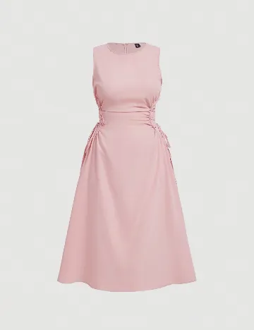 Rochie medie SHEIN CURVE, roz