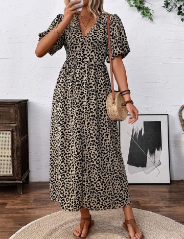 Rochie lunga SHEIN, animal print