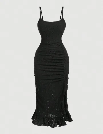 Rochie medie SHEIN CURVE, negru