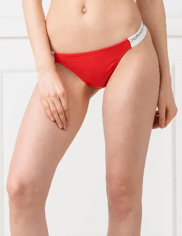Chilot de baie Calvin Klein, rosu