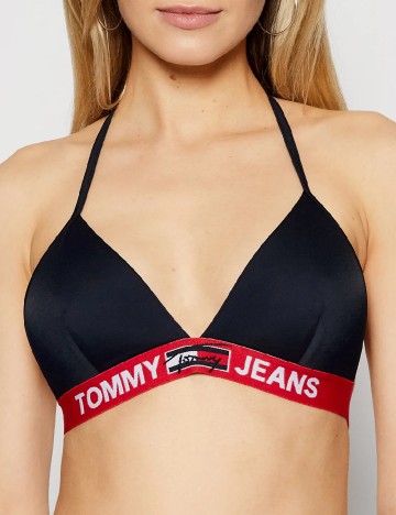 Sutien de baie Tommy Jeans, bleumarin