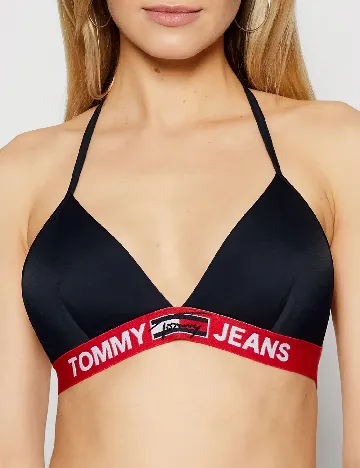 Sutien de baie Tommy Jeans, bleumarin