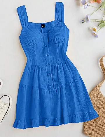 Rochie scurta SHEIN, albastru