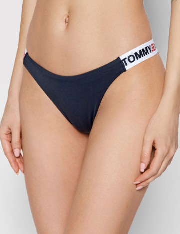 Chilot de  baie Tommy Jeans, bleumarin/rosu