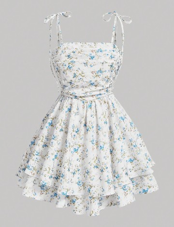 Rochie scurta SHEIN, alb